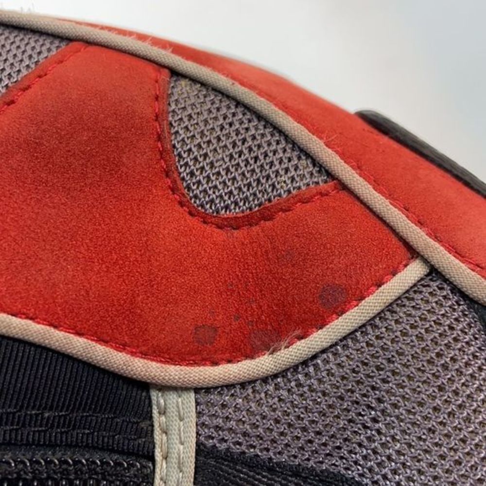 Ecco women's receptor red suede zip up front sneaker casual shoe size 8 - Picture 7 of 8